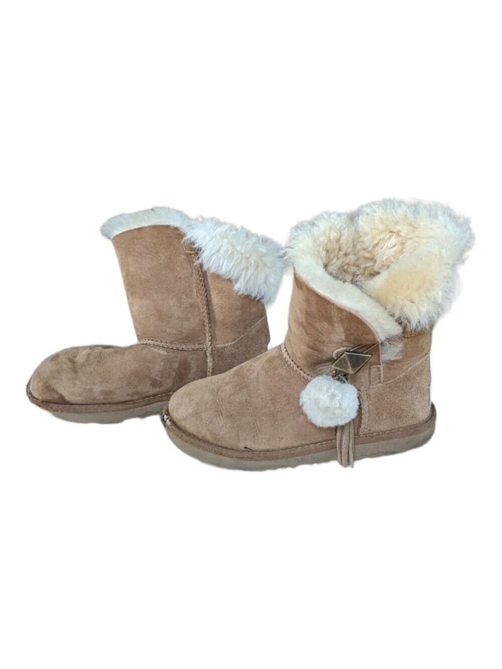 UGG Tan kid's slip-on boots Size 2